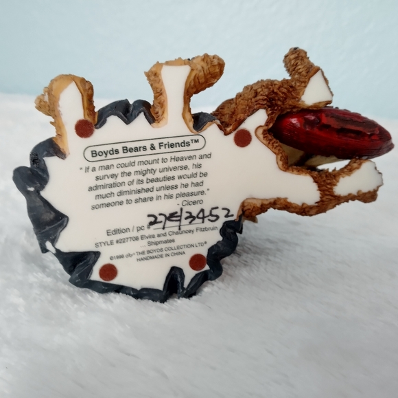 VTG Sailor Boyds Bears Collectible: "Elvira and Chauncey Fitzbruin...Shipmates" - Picture 6 of 8